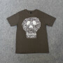 T-Shirt - El dia y la noche - Los Muertos - Totenkopf grau L