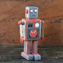 Robot - Robot de hojalata - Mechanical Robot - gris - Juguete de lata