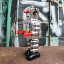 Robot - Tin Toy Robot - High Wheel Robot - silver