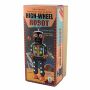 Robot - Tin Toy Robot - High Wheel Robot - silver