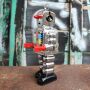 Robot - Tin Toy Robot - High Wheel Robot - silver