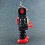 Robot giocattolo - High Weel Robot giocattolo - nero - robot di latta - giocattoli da collezione
