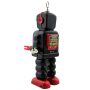 Robot - Tin Toy Robot - High Wheel Robot - balck