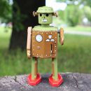 Robot - Robot de hojalata - Atomic Robot Man - Juguete de lata