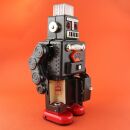 Robot - Robot de hojalata - Smoking Spaceman Robot - gris - Juguete de lata