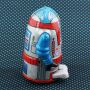 Robot - Robot de hojalata - Mr. Atomic - plateado - Juguete de lata