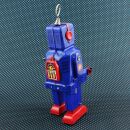 Robot giocattolo - Robot spaziale - blu - robot di latta - giocattoli da collezione
