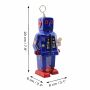 Roboter - Space Robot - blau - Blechroboter