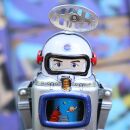 Robot giocattolo - Spaceman - piccolo - Robot di latta - giocattoli da collezione