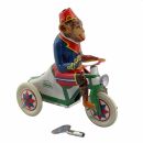 Blechspielzeug - Affe auf Dreirad - Blechaffe