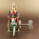 Blechspielzeug - Affe auf Dreirad - Blechaffe