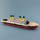 Giocattolo di latta - barca Titanic - barca con azionamento a candela - barca pop pop
