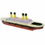 Giocattolo di latta - barca Titanic - barca con azionamento a candela - barca pop pop