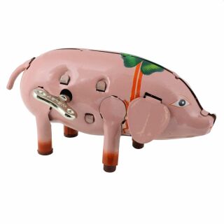 Juguetes de hojalata - cerdo feliz - cerdo - hojalata