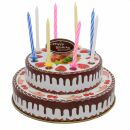 Blechspielzeug - Geburtstagstorte aus Blech - mit Kerzen...