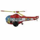 Juguete de hojalata - Helicóptero de rescate -...