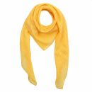 Cotton Scarf - yellow Lurex gold - squared kerchief