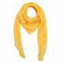 Baumwolltuch - gelb Lurex gold - quadratisches Tuch