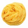 Sciarpa di cotone - giallo-giallo dorato - lurex oro - foulard quadrato