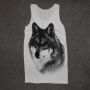 Lady Tank Top - Wolf weiß