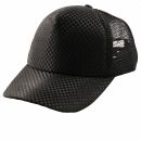Basecap - kariert - schwarz - Baseball Cap