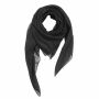 Sciarpa di cotone - nero - foulard quadrato