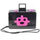 3 Linsen - 35mm - Roboter Kamera in vielen Farben schwarz-pink