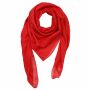 Sciarpa di cotone - rosso - foulard quadrato