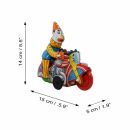 Juguete de hojalata - Payaso Moto
