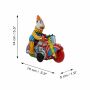 Juguete de hojalata - Payaso Moto