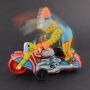 Juguete de hojalata - Payaso Moto