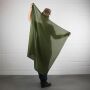 Baumwolltuch - grün - olivgrün - quadratisches Tuch