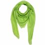 Cotton Scarf - green - lime - squared kerchief