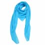 Cotton Scarf - turquoise - squared kerchief
