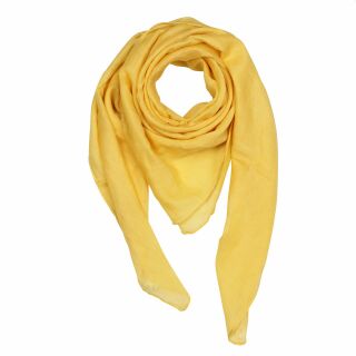 Sciarpa di cotone - giallo-giallo dorato - foulard quadrato