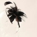 Cerchietto per capelli con piuma 10 - nero-grigio-marrone