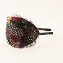 Alice band with feather 11 - multicolored