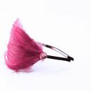 Alice band with feather 12 - pink