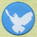 Patch - Peace dove - blue-white