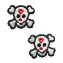 Patch - cranio - Set di 2 - toppa