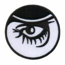 Parche - Clockwork - Ojo blanco-negro 7,5 cm
