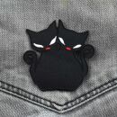Aufnäher - Schwarze Katzen - schwarz - Patch