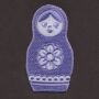 Patch - Matryoshka - purple