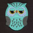 Patch - Owl - turquoise