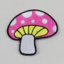 Patch - Mushroom - pink white