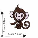 Patch - scimmia - scimmietta marrone - toppa