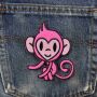 Patch - Monkey - pink