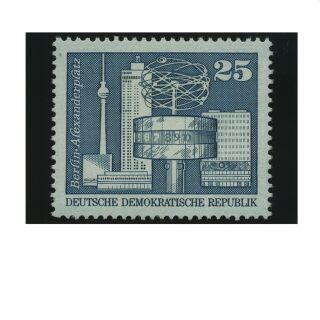 Postcard - GDR Stamp - 25 Pfennig
