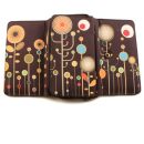 70s Up Coin purse middle size - Retro-pattern 03 -...