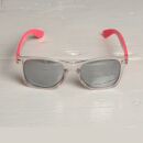Freak Scene Sonnenbrille - M - transparent-neon-rosa